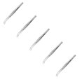 thumbnail image 1 of Pinces en Acier Inoxydable, Pinces à Machine à Coudre Multifonctions à Pointe Courbée Dentelée pour Réparation Artisanale, Machine à Coudre, Outils de Bijoux 1/2/3/4/5/6 Pcs, 1 of 8