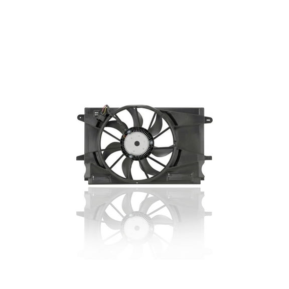 Engine Cooling Fan Assembly - Cooling Direct Compatible/Replacement for '17-19 Chevrolet Cruze Sedan 4Cylinder 1.4-Liter Turbo - 39052896