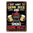 thumbnail image 3 of Letrero de aluminio vintage con texto "Beber cerveza", letrero de metal con alcohol, placas retro para bar, cafetería, club, decoración de pintura, 3 of 5