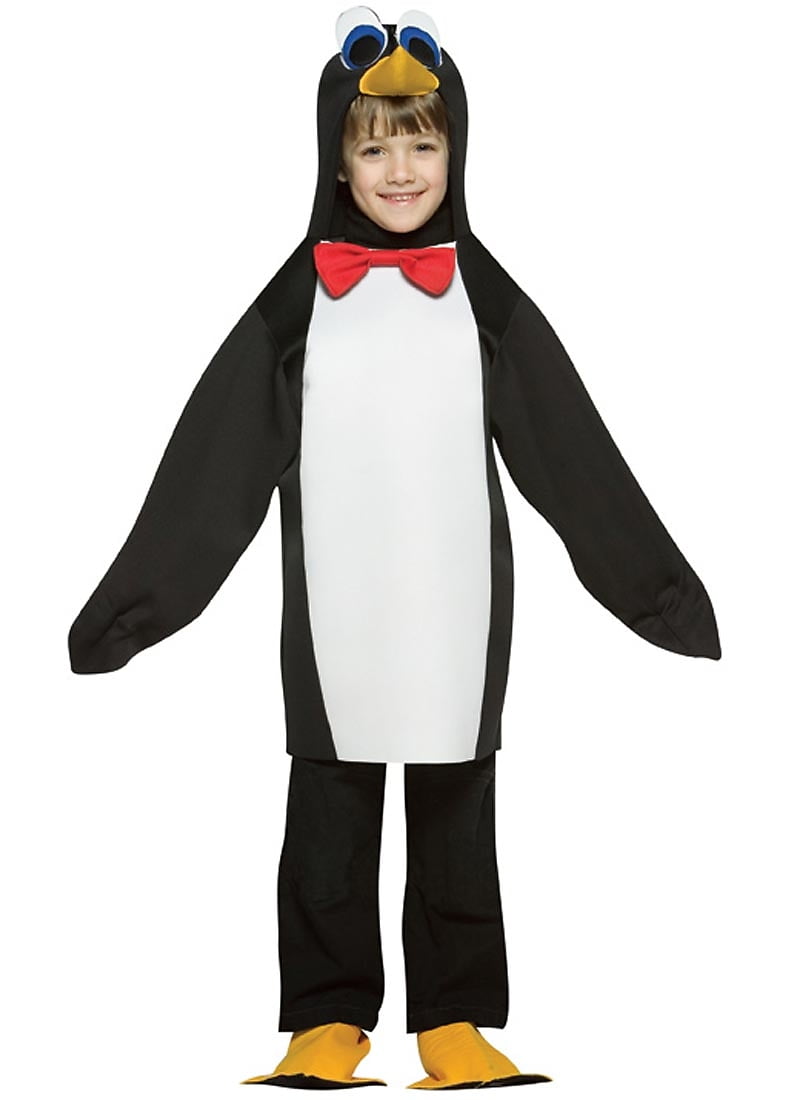 Adult Penguin Pal Costume Happy Feet Bird Fancy Dress Outfit STD & Plus Size New