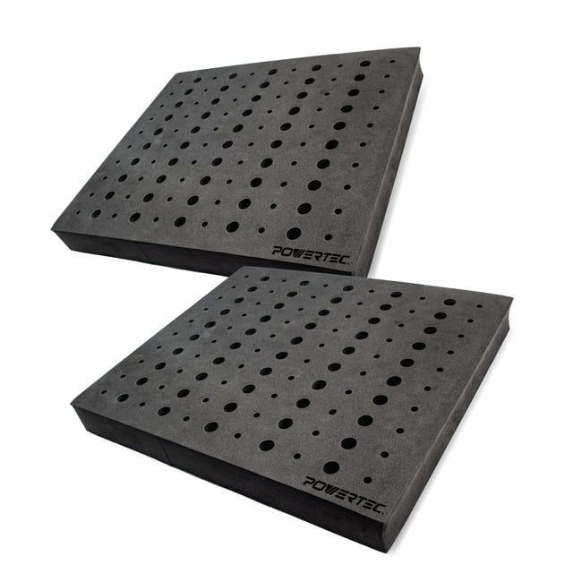 Organizador de Bandeja para Brocas de Router POWERTEC - Soporta 110 Brocas, Paquete de 2