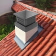 thumbnail image 5 of ToppiJoy Aluminum Alloy Chimney Cap, Fireplace Cover, Rainproof Windproof Vent for Outside, Durable Chimney Flue Cover (14" x 14"), 5 of 26