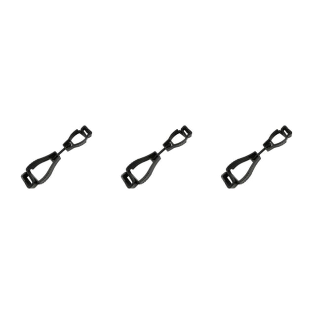 Scienceny Glove Grabber Clip Multiusos Cintura Hebilla Clips Plástico Antideslizante Guantes Keeper para Bomberos Construcción Negro Type1 NO1