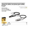 thumbnail image 2 of Juego De Cables Con Pinzas Para Soldar Pretul 24349 Pretul CAB-300P, 2 of 2