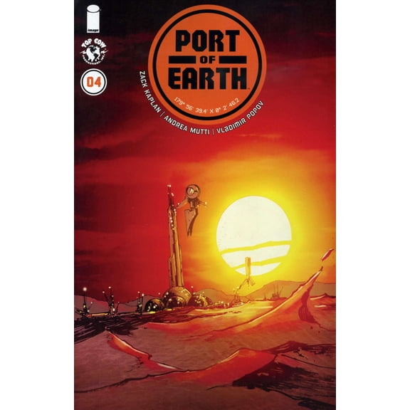 Port of Earth #4 VF ; Image Comic Book