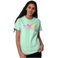 thumbnail image 3 of XOMG POP Colorful Pattern Palooza Logo Women's Graphic T Shirt Tees Brisco Brands S, 3 of 6