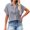 Gray, variant on BJUTIR Womens Shirts Tops Coton Short Sleeve Casual Popular Fashion Tee Tops Pocket Button T Shirts