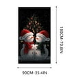 thumbnail image 3 of Christmas Door Curtain with Waterproof Holiday Scene for Home Decor and Photo Backgrounds, 3 of 6
