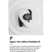 Cleer Arc II Sport Open-Ear Bluetooth Headphones, True Wireless, Sweat Resistant, 35 Hours Playtime, Black