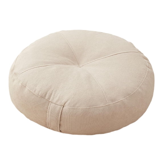 QSTDGVPW Round Floor Pillow Meditation Cushion for Chair Sofa Adults Kids Living Room Beige