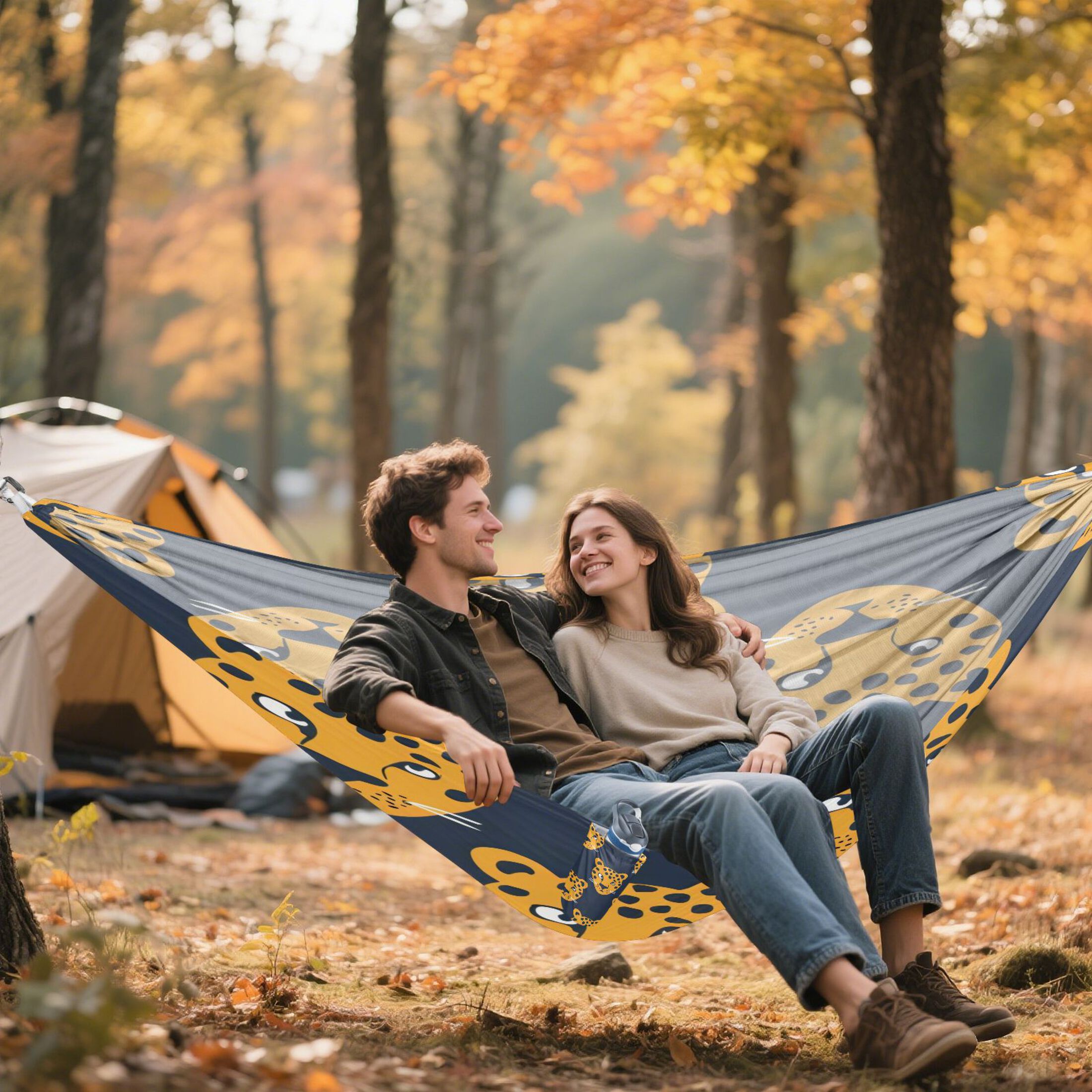 Hammock Camping Hammock Nylon Portable Hammock Travel Camping Hammock Leopard