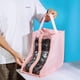 thumbnail image 4 of Bolsa de almacenamiento portátil para exteriores, lavable, a prueba de polvo, para zapatos deportivos, tacón alto, viaje, color rosa, 4 of 8