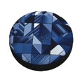 thumbnail image 3 of Multi-Size Car Tire Dust Cover Sunscreen, Corrosion, Dust And Water Keep Spare Tires Clean Midnightblue Geometric Patterns_4 17 Inch, 3 of 8