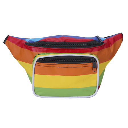 HDE Fanny Pack [80's Style] Waist Pack Outdoor Travel Crossbody Hip Bag ...