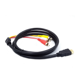 thumbnail image 3 of Cable adaptador 2 en 1 compatible con cable Scart, conector de audio macho S-Video a 3 Scart para puerto de TV., 3 of 7