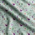 thumbnail image 1 of Soimoi Llama Alpaca Printed, Poly Canvas Fabric, Decor Sewing Fabric by The Yard 56 Inch Wide,Decorative Fabric for Curtains Tote Bags, Mint Green & Purple, 1 of 5