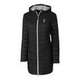 thumbnail image 2 of Women's Cutter & Buck Black Albuquerque Isotopes Rainier Primaloft Eco Insulated Hooded Long Coat, 2 of 3