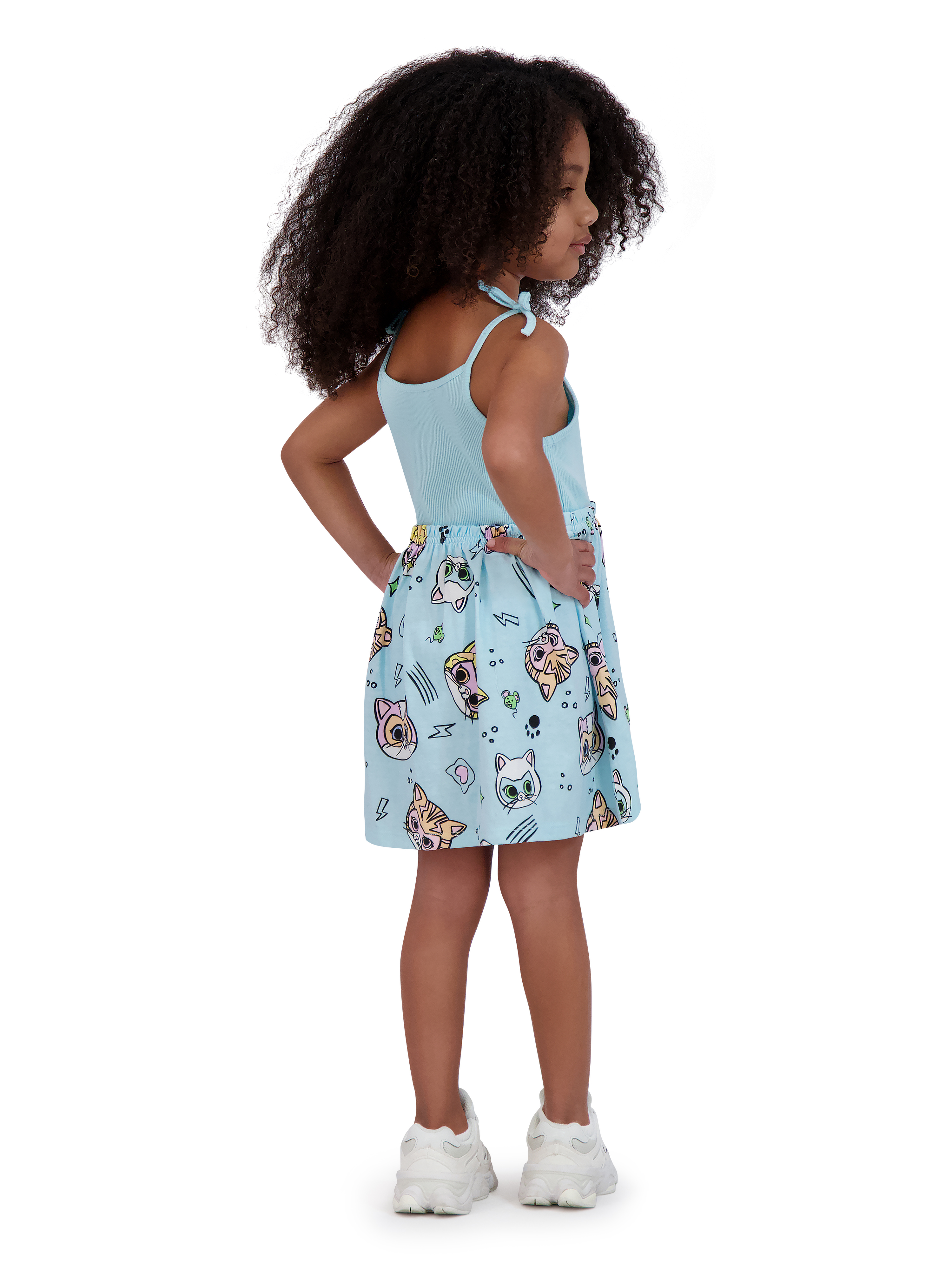Toddler Girl 3 Piece Dress and Short Set Bundle, Sizes 12 Months-5T