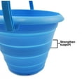 thumbnail image 5 of SAMMART 5L (1.32Gallon) Set of 2 Collapsible Fishing Bucke - Foldable Round Tub - Portable Plastic Water Pail - Space Saving Outdoor Waterpot - Trunk Organizer for All Types of Vehicles, 5 of 7