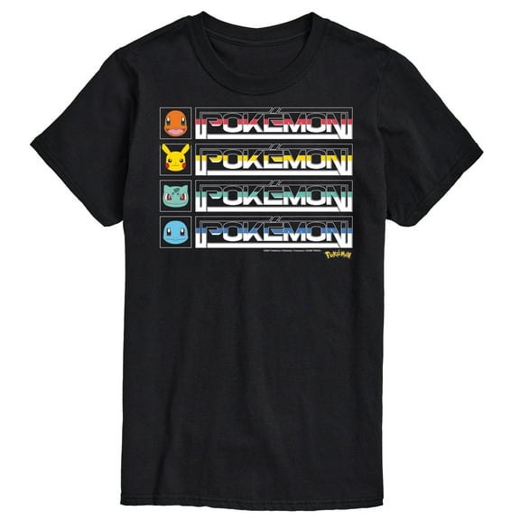 Pokémon - Retro Pokémon Logo - Men's Short Sleeve Graphic T-Shirt