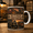 Light Blue, variant on Retired Firefighter Mug, Fireman Retirement Gift Coffee Cup for Utility Worker Veteran
