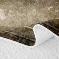 thumbnail image 5 of Erosebridal Cute Bath Ghost Twin Quilt Set, Boho Autumn Floral Twin Coverlet Set for Boys Girls, Neutral Brown White Orange, 2 Pieces 1 Bedspread and 1 Pillowcase, 5 of 7