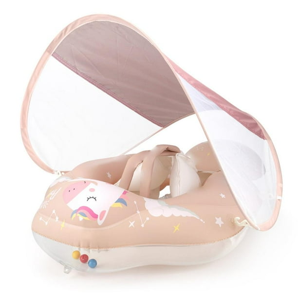 Flotador De Natación Para Bebés - Flotador De Piscina Para Bebés Con De Dibujos Animados - Flotador Inflable Para Piscina Infantil Con Correa Extraíble Para Toldo De