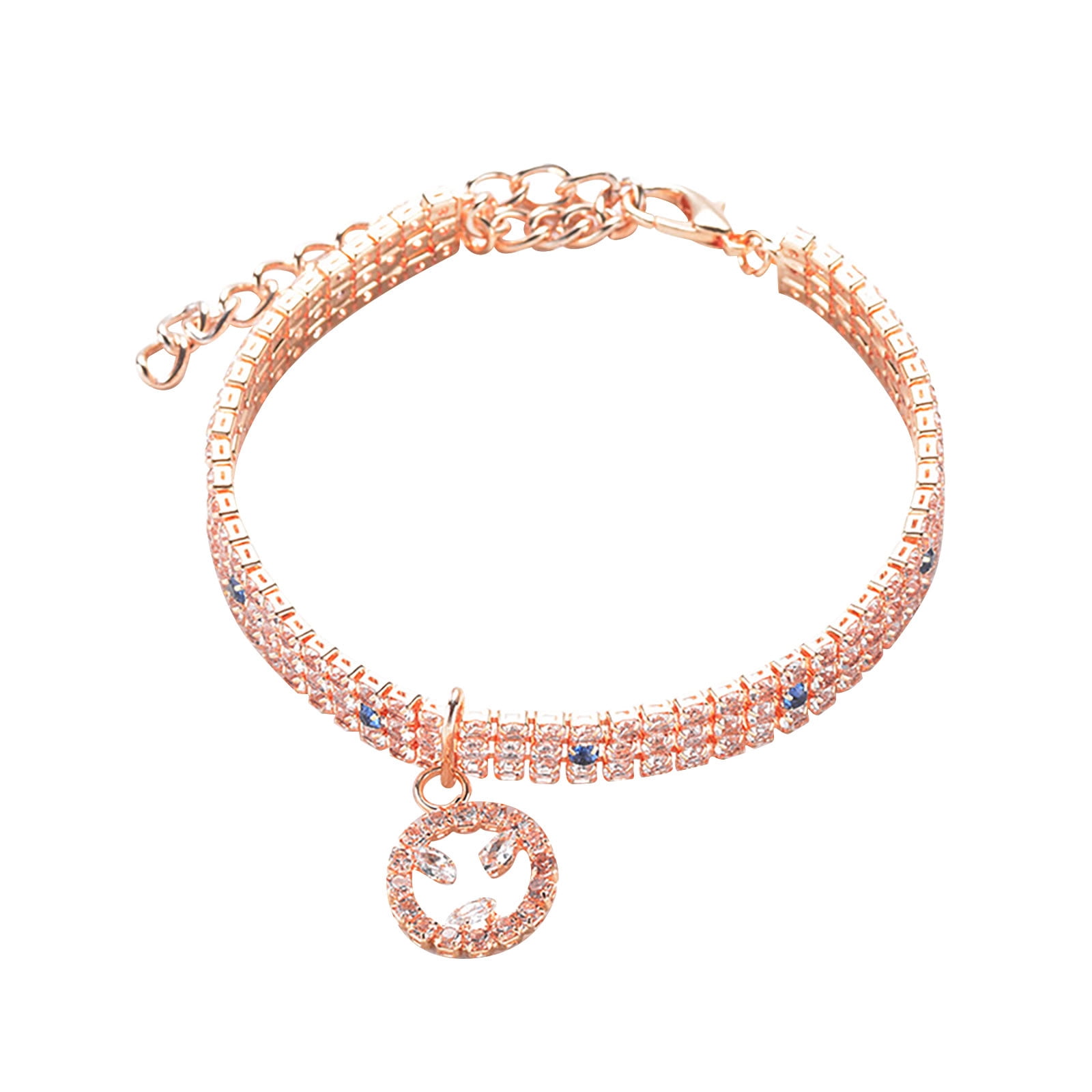 Gold Chain Dog Collar Dog Necklace Metal Cuban Link For Medium And