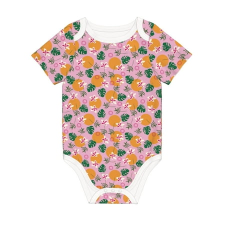 

Coaee Fruit for Soft Cotton Baby Short-Sleeve Bodysuit Baby Girls Boys Bodysuit Romper