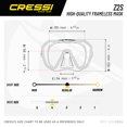 thumbnail image 2 of Cressi Z2S Mask, 2 of 2