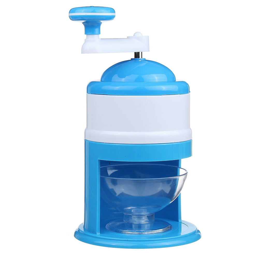 Portable Manual Ice Shaver Shredding Machine Crusher Snow Cone Maker
