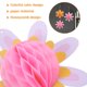 thumbnail image 3 of UPGRATOR 9Ud Bola De Multicolor Flores Artificiales Para De Pared Y En Celebraciones, 3 of 8