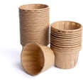 thumbnail image 1 of Vasos de soufflé desechables de papel para refrigerios, alimentos y medicinas - Vasos para condimentos, vasos para salsa, vasos para soufflé - 250 tazas, 1,25 oz, color marrón, 1 of 5