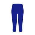 thumbnail image 5 of RYRJJ Capris Jeggings for Women Casual Summer Fashion Lightweight Stretch Yoga Pants Drawstring Capri Pant Plus Size Crop Vacation Pants(01#Dark Blue,XXL), 5 of 6
