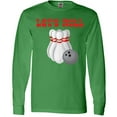 thumbnail image 3 of Inktastic Let's Roll Bowling Long Sleeve T-Shirt, 3 of 5