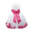 thumbnail image 2 of renvena Flower Girl Dress Wedding Infant Toddler Flower Petals Tulle Layer Maxi Dress, 2 of 7