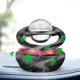 thumbnail image 5 of Ambientador de coche Purificador de aire de energía solar para accesorios de decoración de autorrotación interior del coche (negro), 5 of 5