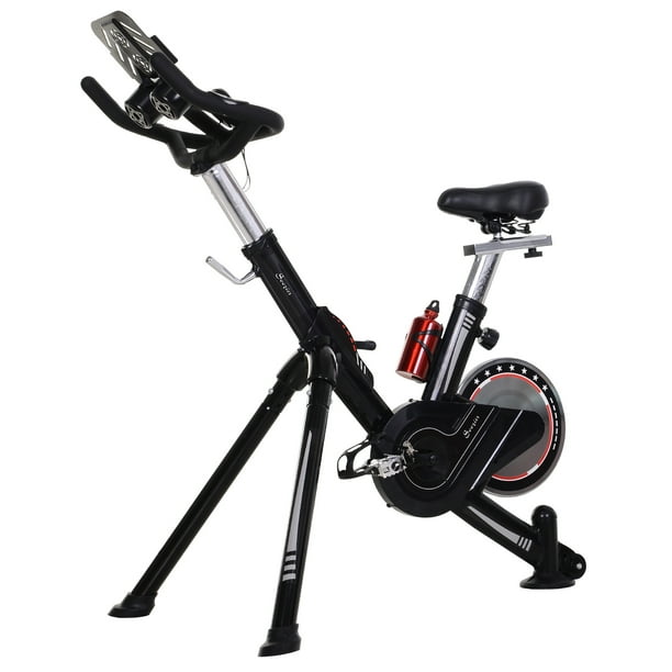 Soozier Stationary Exercise Bike with Deluxe Design Triangular Stand