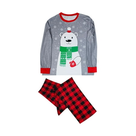 

Boy Clothes Matching Family Christmas Pajamas Set Christmas Pjs For Family Set Red Plaid Top And Long Pants Sleepwear Sets