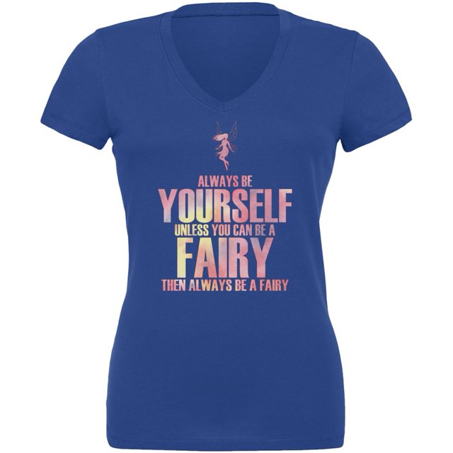 Halloween Toujours Sois Toi-Même Fairy Royal Juniors T-Shirt Col en V