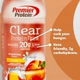Premier Protein Clear Nutritional Juice, Peach Flavor, 20g Protein, 16.