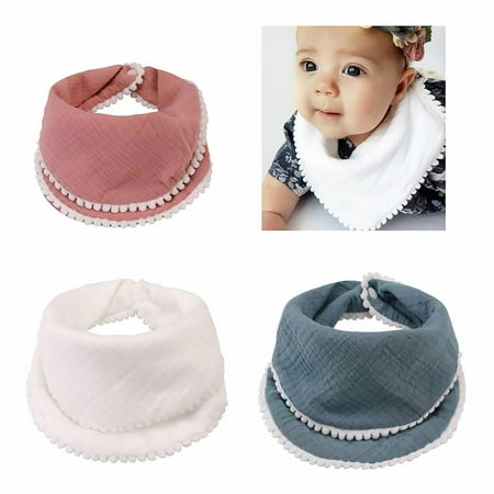 

Baby Bandana Drool Bibs Baby Bibs for Boys Girls Adjustable Muslin Baby Bibs for Teething and Drooling Multi-Use Scarf Bibs