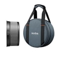 thumbnail image 3 of Cámara Cubierta del condensador Godox FLS8 Lente Fresnle de 8 pulgadas Accesorio de fotografía profesional con montura Bowens Bolsa de transporte para luces de video Godox Cubierta del condensador, 3 of 7