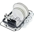 thumbnail image 1 of DEBGFS Expandable Dish Drying Rack, Dish Rack, over Sink Dish Drainer Black, 1 of 7