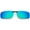 Blue Green, variant on tooloflife Fashion Polarized Clip on Glasses Sunglasses Metal Clip Polarized Lenses Adults Unisex Black Grey