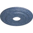 thumbnail image 3 of Ekena Millwork 15 3/8"OD x 3 5/8"ID x 1"P Dublin Ceiling Medallion (Fits Canopies up to 8 1/4"), Hand-Painted Americana Crackle, 3 of 6
