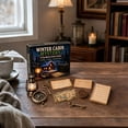 thumbnail image 3 of Escape Room Game, Winter Cabin Mystery Tabletop Mystery Game Kit for Family Game Night, Holiday Party Activity, Christmas Gift, 24 Piece Blind Box Advent Set, 3 of 4