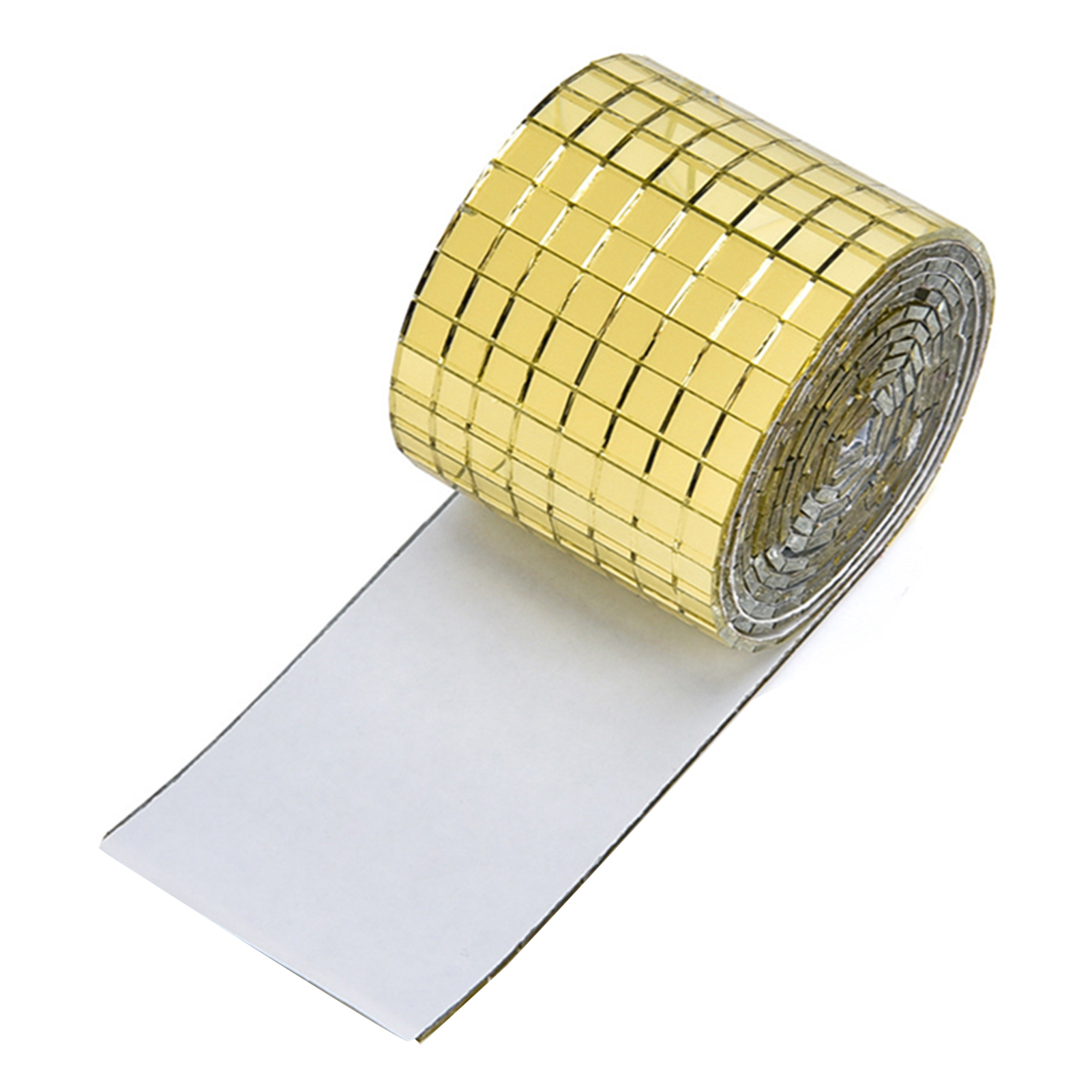 1464Pcs Real Glass Silver Mirrors Mosaic Tiles Sticker Self Adhesive