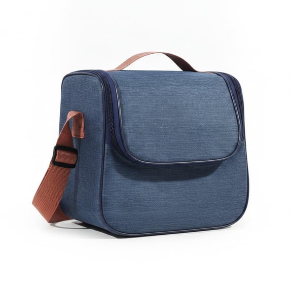 Oxford Cloth Reusable Insulated Lunch Tote Bag For Work And Picnics