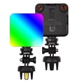 thumbnail image 1 of RGB Pocket LED Video Light Video Conference Lighting 2500K-9000K Dimmable 12 Lighting Effects CRI95+ Built-in Battery 3 Cold Shoe Mounts with Computer Clamp for Vlog Live Streaming Product, 1 of 8